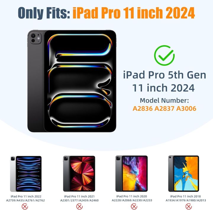 New%20Compatible%20with%20iPad%20Pro%2011%20Inch%20Case%20(M4,%205th%20Gen%202024)%20with%20Pencil%20Holder,%20Smart%20Cover%20with%20Protective%20Trifold%20Stand%20&%20Soft%20TPU%20Back,%20Auto%20Wake/Sleep,%20Support%20Pencil%20Pro,%20Black%20-%20Dark%20Blue%20-%20Green%20-%20Image%204
