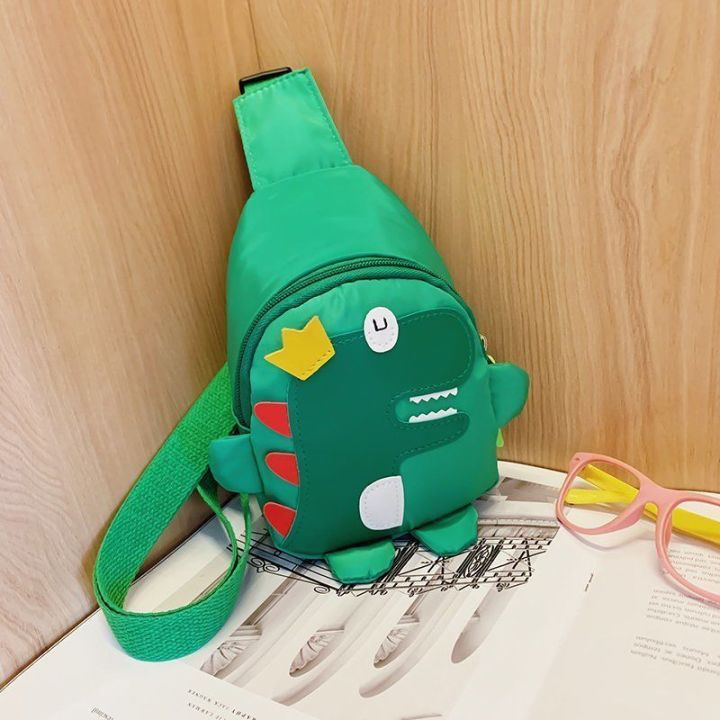 2021%20New%20Children's%20Bag%20Backpack%20Dinosaur%20Boys%20and%20Girls%20Cute%20Princess%20Baby%20Fashion%20Chest%20Bag%20Cross-body%20-%20Image%204
