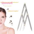 Reusable Eyebrow Ruler Golden Ratio Eyebrow Ruler Precise Tattoo Eyebrow Scale for Perfect 3 Point Positioning Stainless Vernier Caliper Measuring Tool Smooth Surface Eyebrow Ruler. 