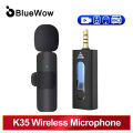K35 Wireless 3.5mm Lavalier Microphone - Microphone.