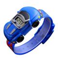 CartoonCar Children Watch Toy for Boy Baby Kids Watch Fashion Electronic Watches Innovative Car Shape Digital Kids Watches Gift. 