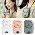 Portable Handheld Rechargeable Battery Powered Fan Mini Clip Fan Hand-free Personal Fan Body Cooling Hands Free Neck Fan. 
