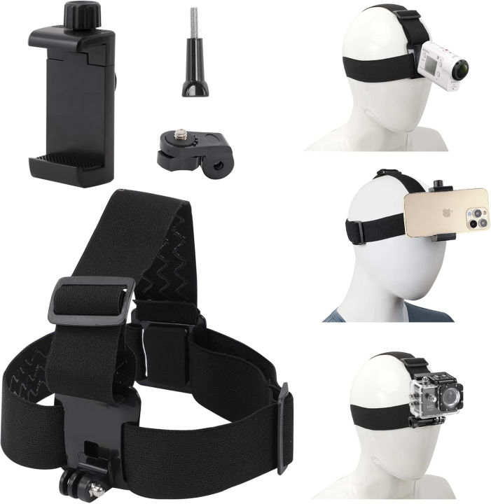 Action%20Camera%20Head%20Strap%20Mount%20%E2%80%93%20Adjustable%20Headband%20for%20GoPro%20&%20Sport%20Cameras%20-%20Image%202