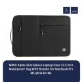 WiWU Alpha Slim Sleeve Laptop Case 13.3 Inch Waterproof  Bag With Handle For MacBook Pro M1,M2 & Air M1. 