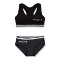 Girls Training Bras Panties Kids Cotton Underwear Sets Teens Students Bra Vest and Panties Wireless Girls Sports Bra 8-16Y топик.
