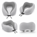 U Shape Memory Foam Neck Pillow for Travel, Office & Sleeping | Soft Comfortable Neck Support Pillow.