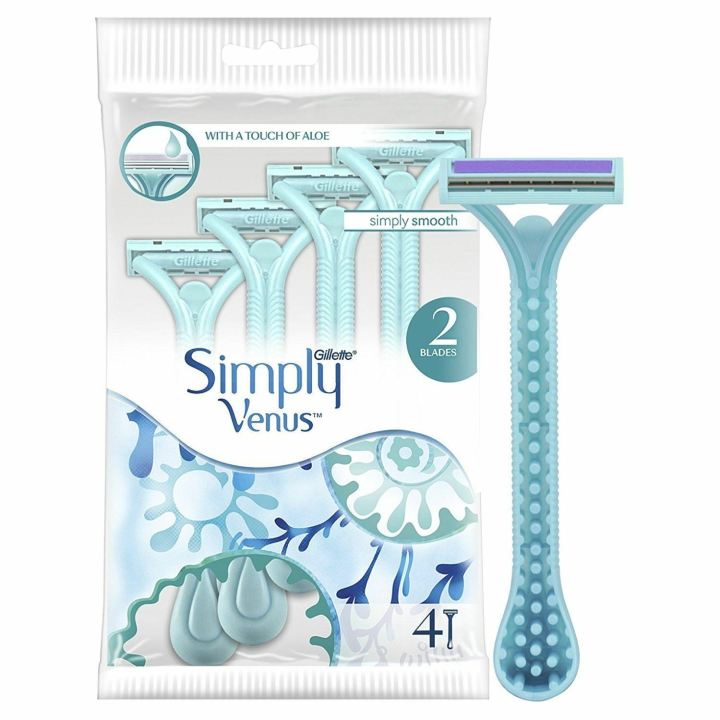 Simply Venus 4Pcs Razor Set for Woman