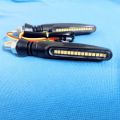 2-Piece 12V Super Bright 14LED Motorcycle Turn Signal Bendable Non Flashing Indicator Tail Light. 