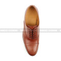 Premium Leather Shoe Lace-Up Formal Oxford Dress Shoes With A Breathable Naturally Lining And Durable Non-Slip Rubber Sole (Socks Free).
