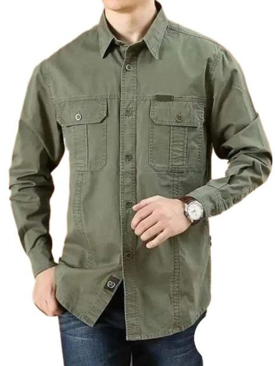 Denim%20Long%20Sleeve%20Casual%20Shirt%20For%20Men%20-%20Image%202