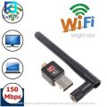 802.11N/G/B 150Mbps300mbps Mini USB Wifi Wireless Adapter Network Lan Card with Antenna.