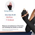1 Pair Copper Compression Long Arthritis Gloves - Copper Infused Extra Long Fit Glove for Women Men - for Computer Typing, RSI.
