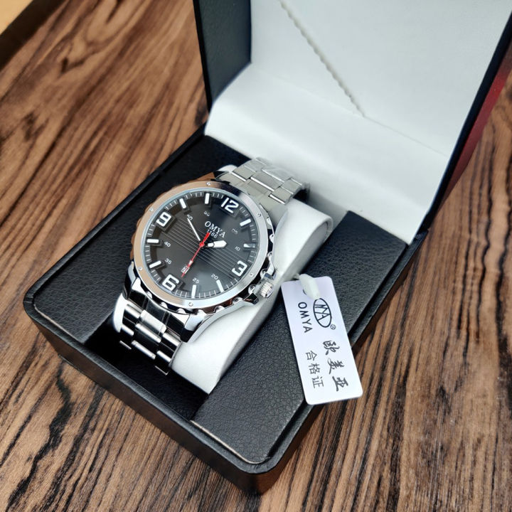 OMYA%20Waterproof%20Men's%20Watch%20Stainless%20Steel%20Strap%20Calendar%20Men's%20Quartz%20Watch%20Cross%20Border%20Belt%20Watch%20Wholesale%20-%20Image%202