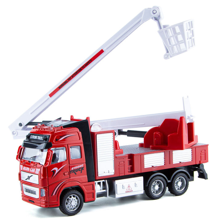 1/32%20City%20Alloy%20Fire%20Protection%20Aerial%20Ladder%20Truck%20Cool%20Youbi%20Model%20Sound%20and%20Light%20Warrior%20Children's%20Toy%20Boy%20Decoration%20-%20Image%205