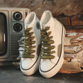 671New Casual Retro High-Top Canvas Shoes Women's Korean-Style Versatile Niche Classic Fashion Preppy Style Lace up Hong Kong Style.