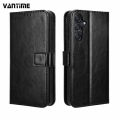 Vantime for Samsung Galaxy M55 5G Classic PU Wallet Case Card Slot Flip Stand Cover+Lanyard. 