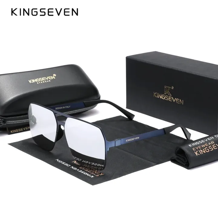 KINGSEVEN%20Polarized%20New%20Fishing%20Driving%20Men's%20Sunglasses%20Ultra%20Thin%20Temples%20Pilot%20Sun%20Glasses%20De%20Sol%20UV400%20-%20Image%207