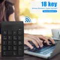 【happy one】Keys Bluetooth Numeric Keypad Mini Numpad with More Function Keys Keyboard For PC Accounting Tasks. 