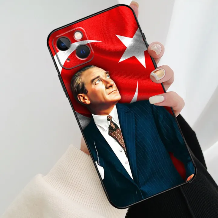 Turkey%20Mustafa%20Kemal%20Ataturk%20Phone%20Case%20For%20iPhone%2013%2014%2015%20Pro%20Max%2011%2012%20XS%20XR%20X%207%208%20Plus%20Shockproof%20Bumper%20Soft%20Cover%20-%20Image%206