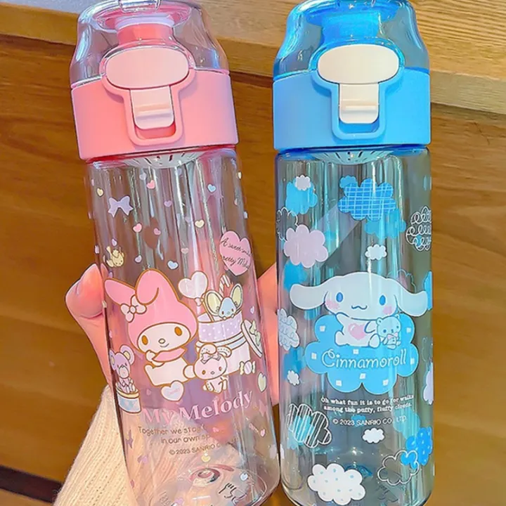 550ml/18.6oz%20Cute%20Sanrio%20Water%20Cup%20Cartoon%20Flip%20Top%20Transparent%20Water%20Bottle%20Suitable%20For%20Outdoor%20Sports%20Fitness%20Travel%20-%20Image%203