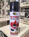 BO-SNY Hi-Heat Resistant 1200°F Aerosol Spray Paint MATT BLACK Color 400ml Spray Paint Can High Temperature Resistant Flat Black Color. 