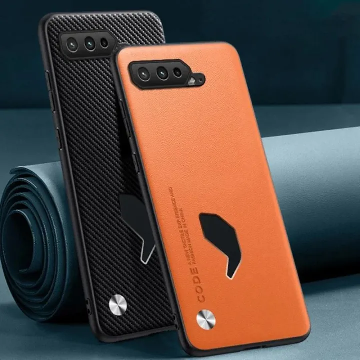 New%20Phone%20case%20Asus%20ROG%20Phone%203%205%20S%205S%20Carbon%20Fibre%20Leather%20Silicone%20Full%20Protection%20Casing%20For%20Asus%20ROG%20Phone%207%206%20D%206D%20Back%20cover%20-%20Image%202