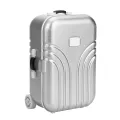 Baby Suitcase Toy Mini Luggage Box Plastic Small Trolley Case Cute Hand Money Decoration for Kids Girls. 