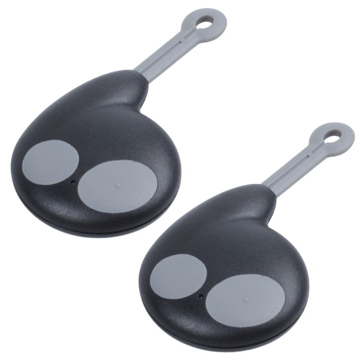 Carcasa De Repuesto Para Mando A Distancia De Alarma Cobra, 2 Botones, Color Negro Con Botones Grises, Compatible Con Modelos 1046, 3193, 3196, 3198, 3993, 3998, 7928, 8186 Y 8188