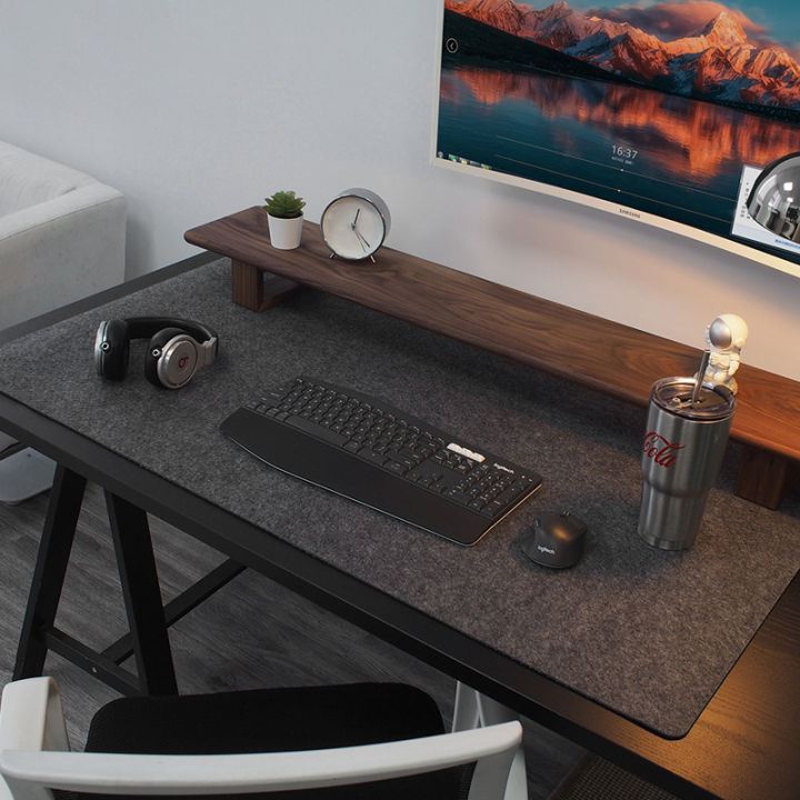 Large XXL Office Computer Desk Mat Table Keyboard Big Mouse Pad Wool Felt Laptop Cushion Desk Non-slip Mat Gamer Mousepad Mat