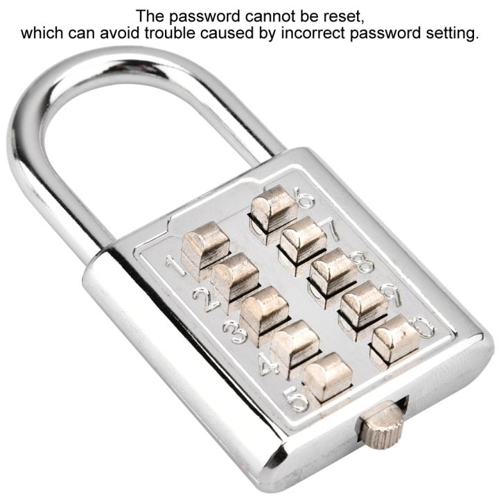 10%20Digit%20Combination%20Password%20Padlock%20Push%20Button%20Lock%20Blind%20New%20-%20Image%205