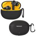Realme T100 Earbuds Protective Case Soft Silicone Shockproof Cover with Hook. 