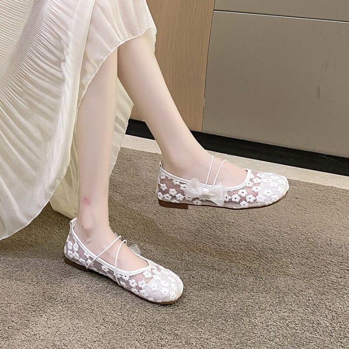 Loafers%20Mesh%20Yarn%202022%20New%20Summer%20Hollow%20Breathable%20Shoes%20Fashion%20Casual%20Lace-up%20Bow%20Ladies%20Flat%20Shoes%20-%20Image%207