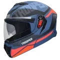 Studds Trooper D1 Red  Full Face Bike Helmet. 