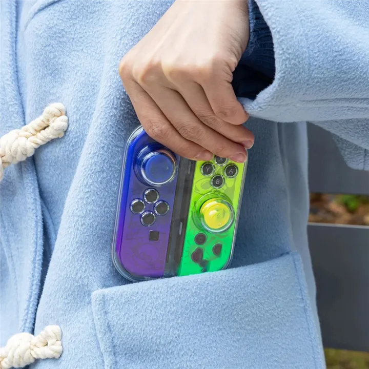 NEW%20Mini%20Version%20PC%20Transparent%20Storage%20Box%20Switch%20No-Wristband%20Version%20Joycon%20Storage%20Box%20Easy%20to%20Use%20-%20Image%203