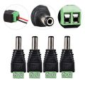 DC Power Balun Connector Adapter Plug Male Jack 25 PCS. 