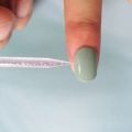 Nail Cuticle Pusher Crystal Double End Reusable Manicures Cuticle Dead Skin Remove Pedicure Sticks Fork Nail Art Clean Care Tool.
