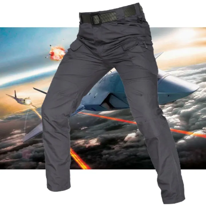 NEW%20Men's%20Casual%20Cargo%20Pants%20Waterproof%20Outdoor%20Hiking%20Jogger%20Multi-cket%20Work%20Pant%20%20%20Trousers%20Plus%20Size%206XL%20-%20Image%202