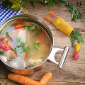 1*Chicken Herb Spice Tools Simmering Soup Seasoning Jars For Spices Box Seasoning Container Reusing Silicone Seasoning Box. 
