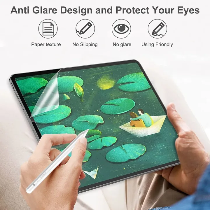 Paper%20Feel%20Screen%20Protector%20Film%20Matte%20PET%20Painting%20Write%20For%20iPad%20Pro%2011%2012.9in%20Air%203%204%205%207th%208th%209th%2010th%20Gen%209.7%2010.2%2010.9%20-%20Image%205