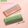 Wireless Keyboard and Mouse External Laptop Office Typing Bluetooth Keyboard and Mouse Set 84 Key Artificial Physical Keyboard.