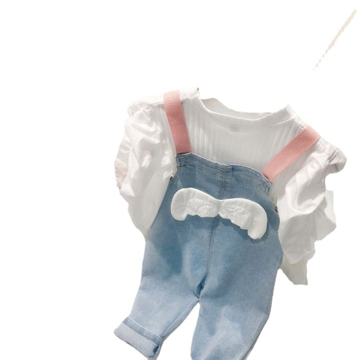 Girls%20autumn%20wing%20denim%20bib%20pants%20bib%20pants%20pink%20bib%20jeans%20foreign%20jeans%20E17%20-%20Image%203