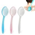 Back Scrubber, Shower Back Brush, Bath Body Brush for Exfoliating, Plastic Long Handle Hanging Soft Shower Brush, Body Scrubbing Massager,  for Skin Health. 