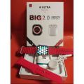 New i8 Ultra Big 2.0 Infinite Display Dual Band Smartwatch With Earbuds.