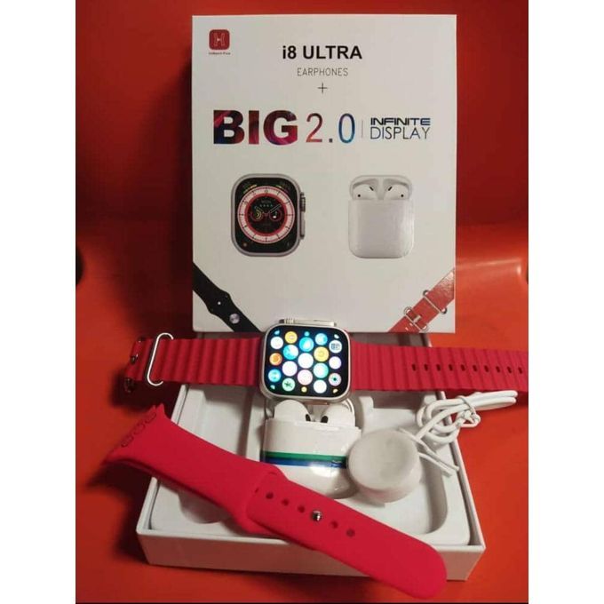 New%20i8%20Ultra%20Big%202.0%20Infinite%20Display%20Dual%20Band%20Smartwatch%20With%20Earbuds%20-%20Image%207