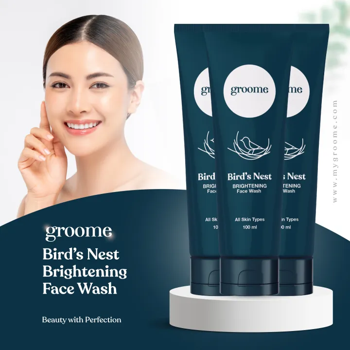 Groome%20Bird%E2%80%99s%20Nest%20Brightening%20Face%20Wash%20daily%20face%20wash%20deep%20cleansing%20bright%20skin%20reduce%20dark%20spots%20improved%20skin%20creamy%20texture%20all%20skin%20types%20-%20Image%203