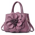 Gykaeo Luxury Handbags Women Bags Designer PU Leather Floral Tote Bag Ladies Casual Flower Messenger Shoulder Bags Bolsos Mujer.