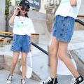 Jean Shorts for Girls Cotton Casual Kids Shorts Girl Summer Short Jean Cute Shorts Girl Pants Thin Section Summer Jeans.