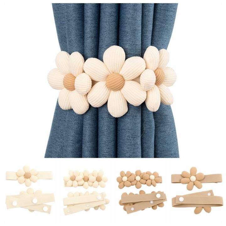 2PCS%20Curtain%20Ring%20Curtain%20Holder%20Flowers%20Curtain%20Tieback%20Cute%20Creative%20Curtain%20Buckle%20Flower%20Shape%20Curtain%20Clip%20Home%20Decor%20-%20Image%204