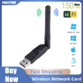 C Laptop b/g/nAN Wi- Adapter LB WiFi Card Mini USs MT76150Mbp01 Wi-Fi Receiver Dongle Antenna 802.11 for P-Brain Windows.