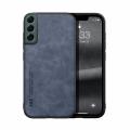 xprmy for Samsung Galaxy S21 FE Phone Case Luxury Leather Skin Sensing TPU Wrap Back Cover. 